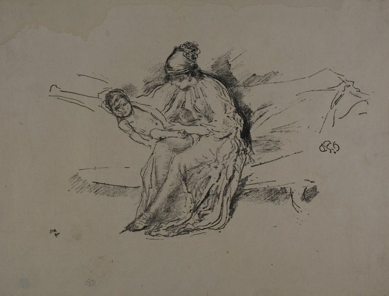 Mother and Child No. 4 by James Abbott McNeill Whistler
