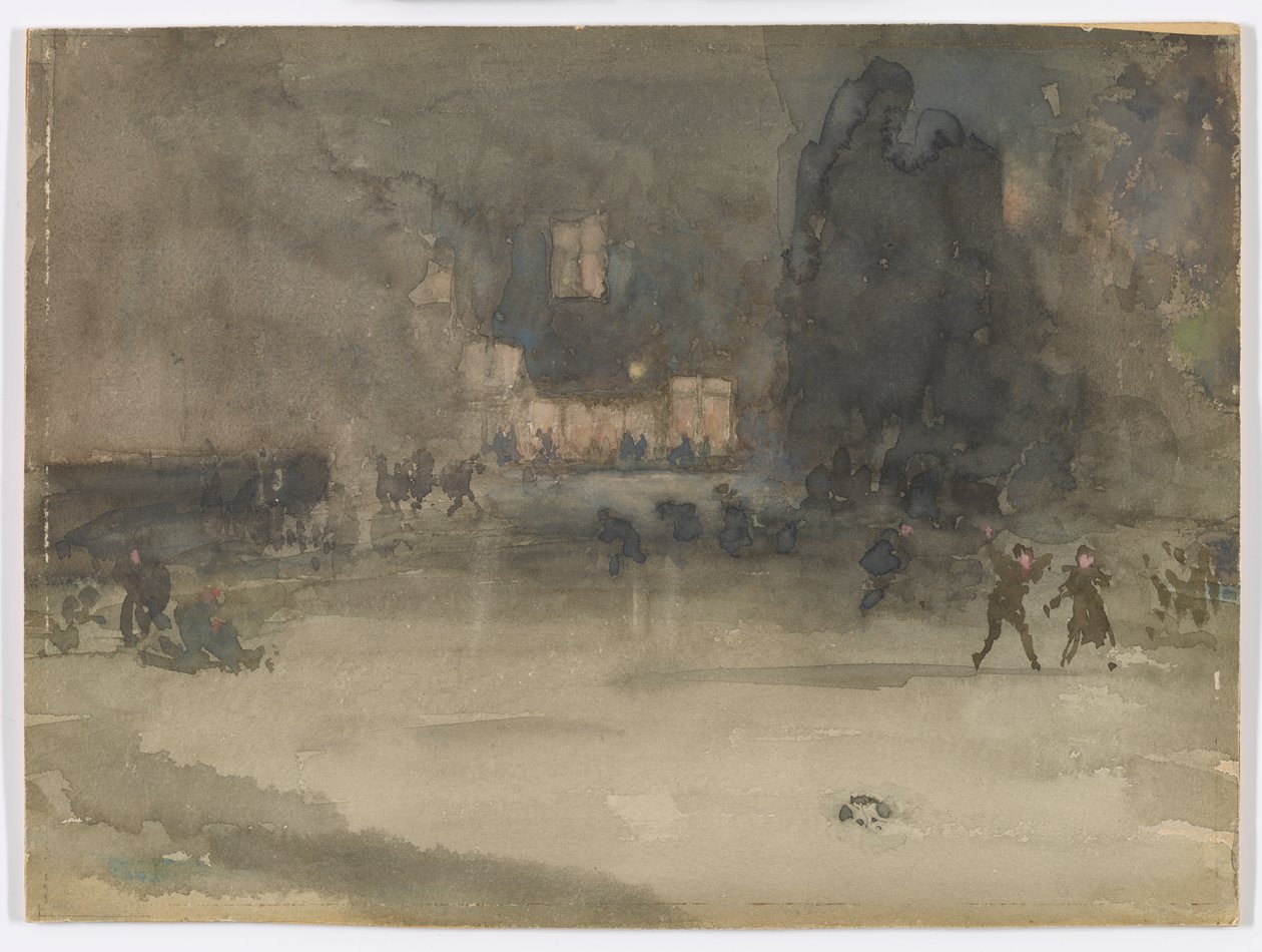 Nocturne: Amsterdam in Winter by James Abbott McNeill Whistler