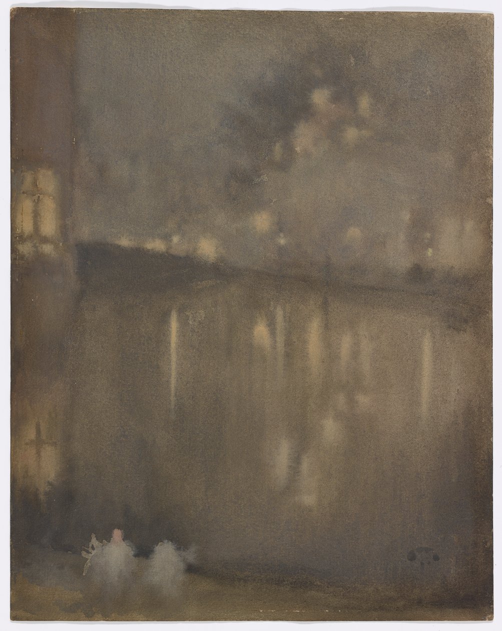 Nocturne: Grey and Gold–Canal, Holland by James Abbott McNeill Whistler
