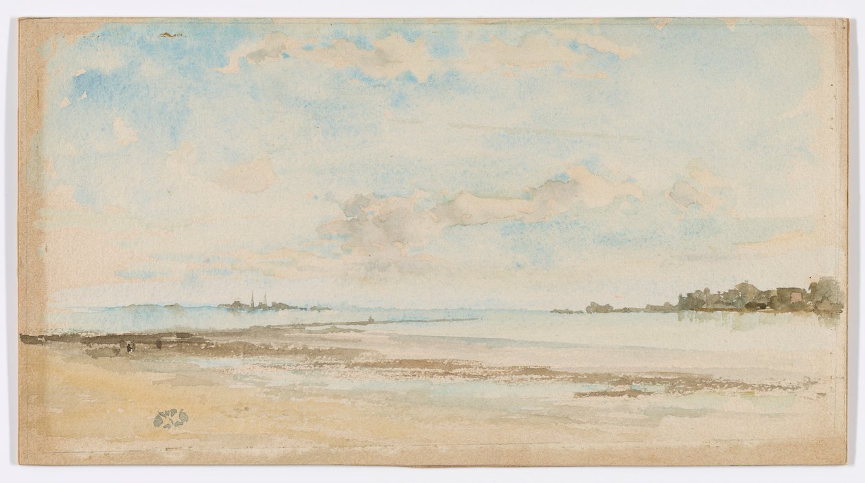 Note in Blue and Opal–Jersey by James Abbott McNeill Whistler