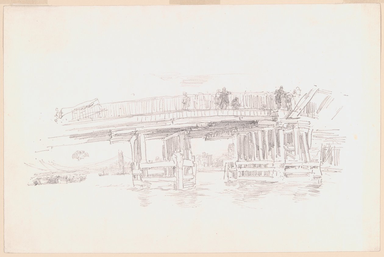 Old Battersea Bridge by James Abbott McNeill Whistler