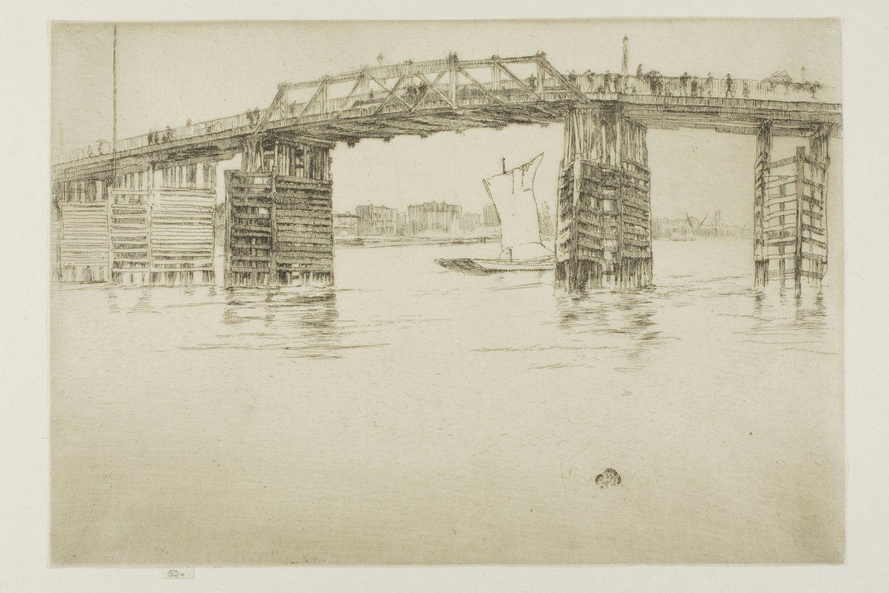 Old Battersea Bridge by James Abbott McNeill Whistler
