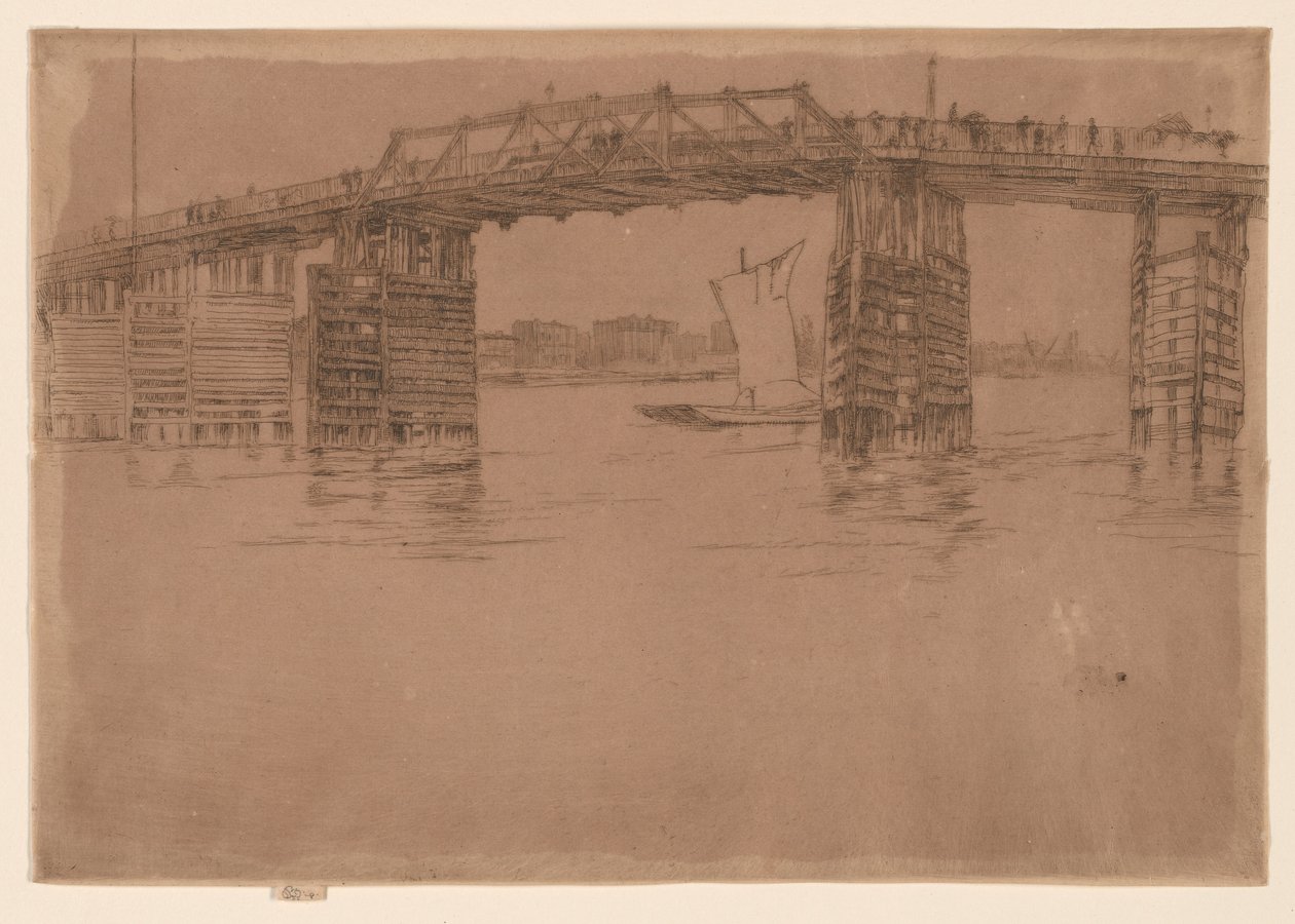 Old Battersea Bridge by James Abbott McNeill Whistler