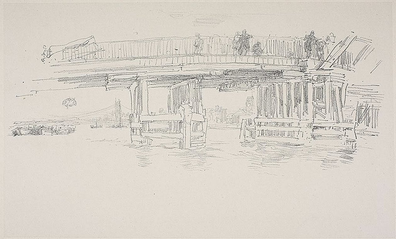 Old Battersea Bridge by James Abbott McNeill Whistler