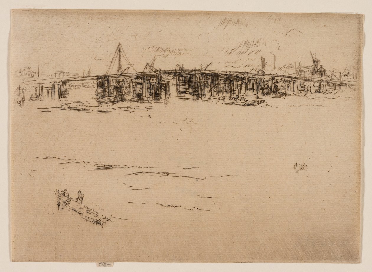 Old Battersea Bridge, No. 2 by James Abbott McNeill Whistler