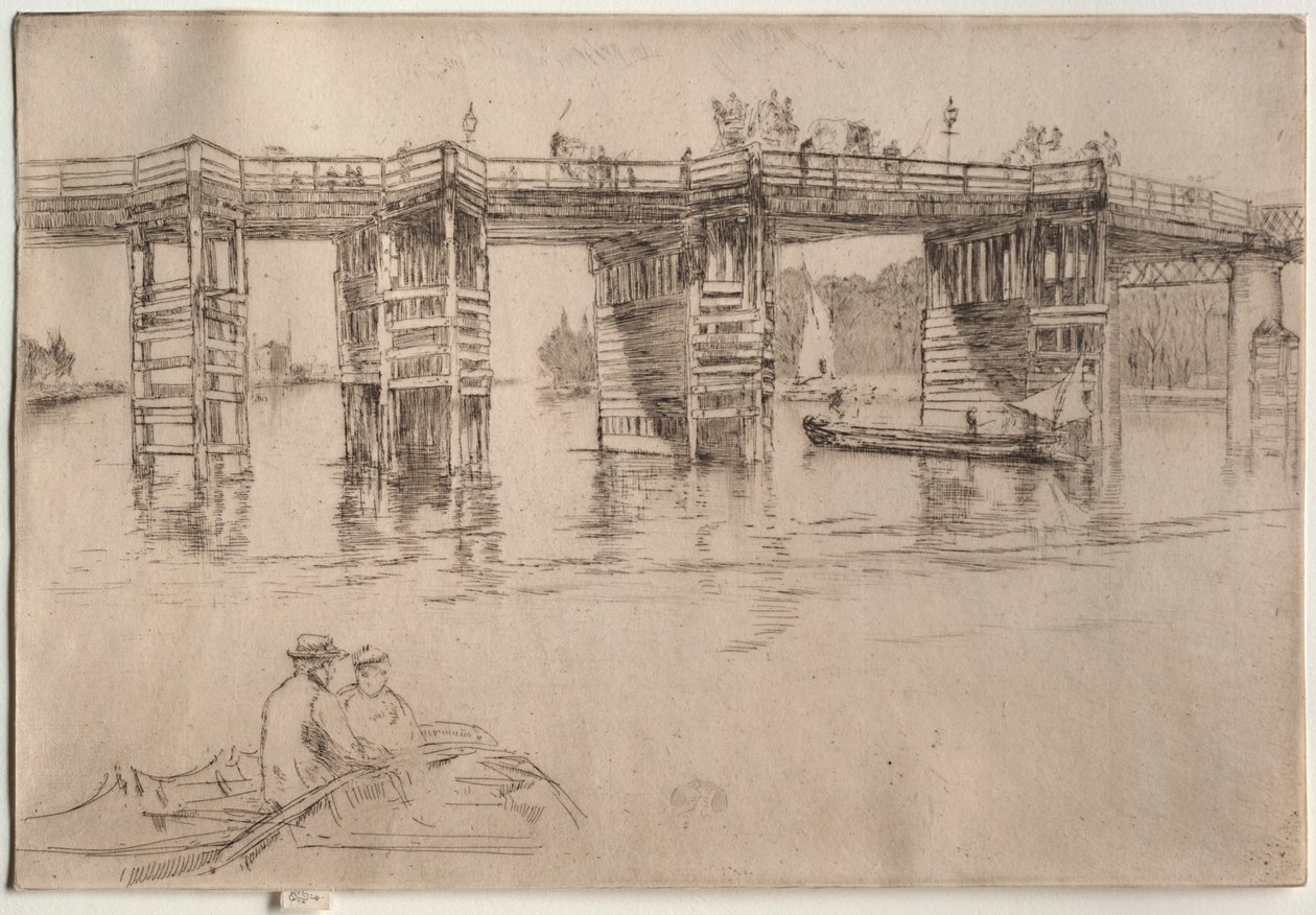Old Putney Bridge by James McNeill Whistler