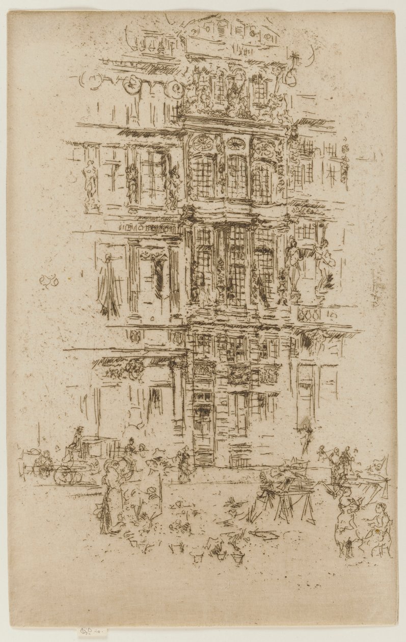 Palaces, Brussels by James Abbott McNeill Whistler