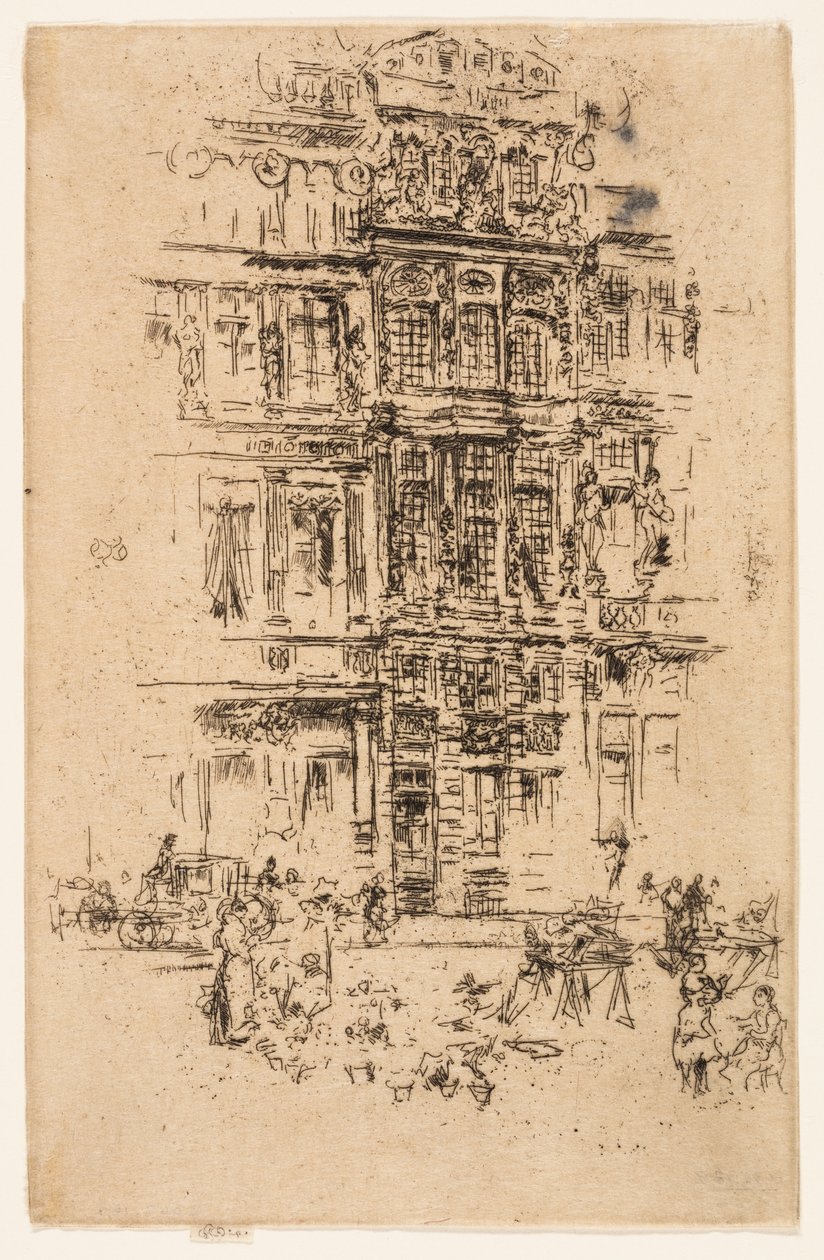 Palaces, Brussels by James Abbott McNeill Whistler