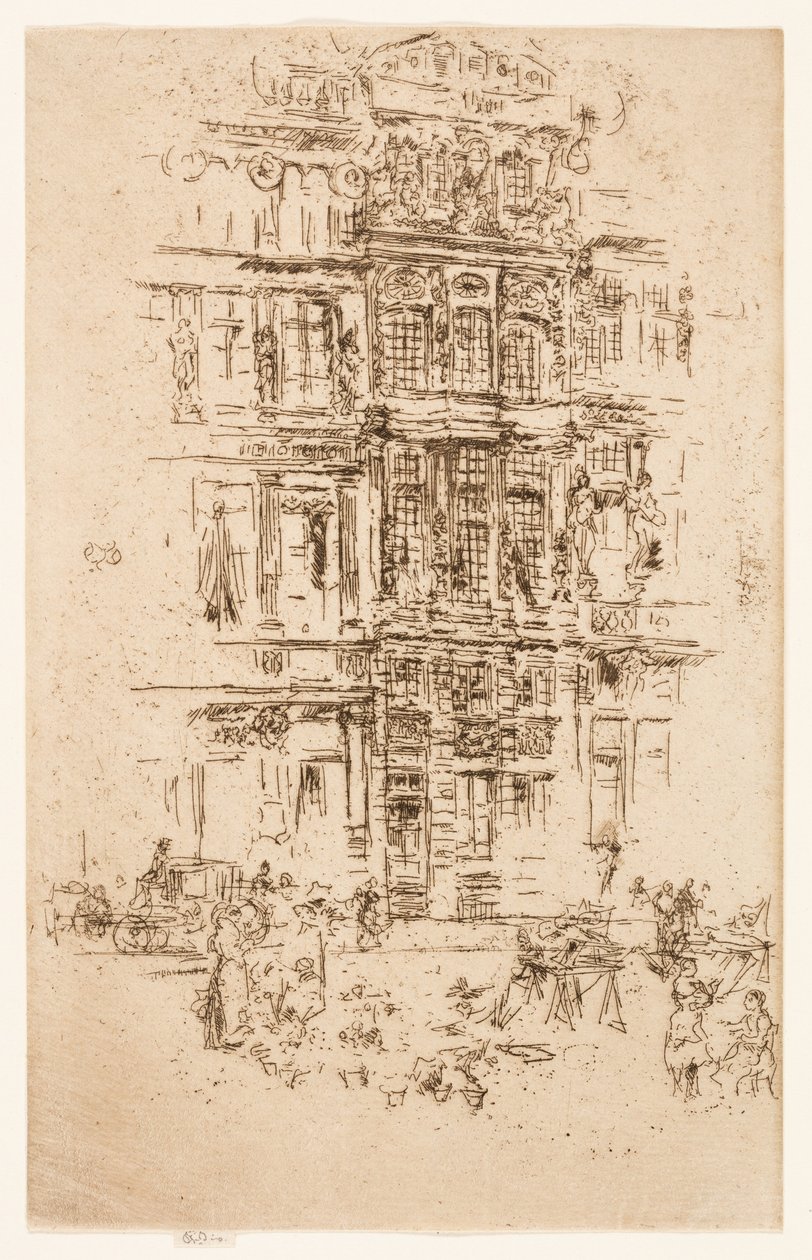 Palaces, Brussels by James Abbott McNeill Whistler