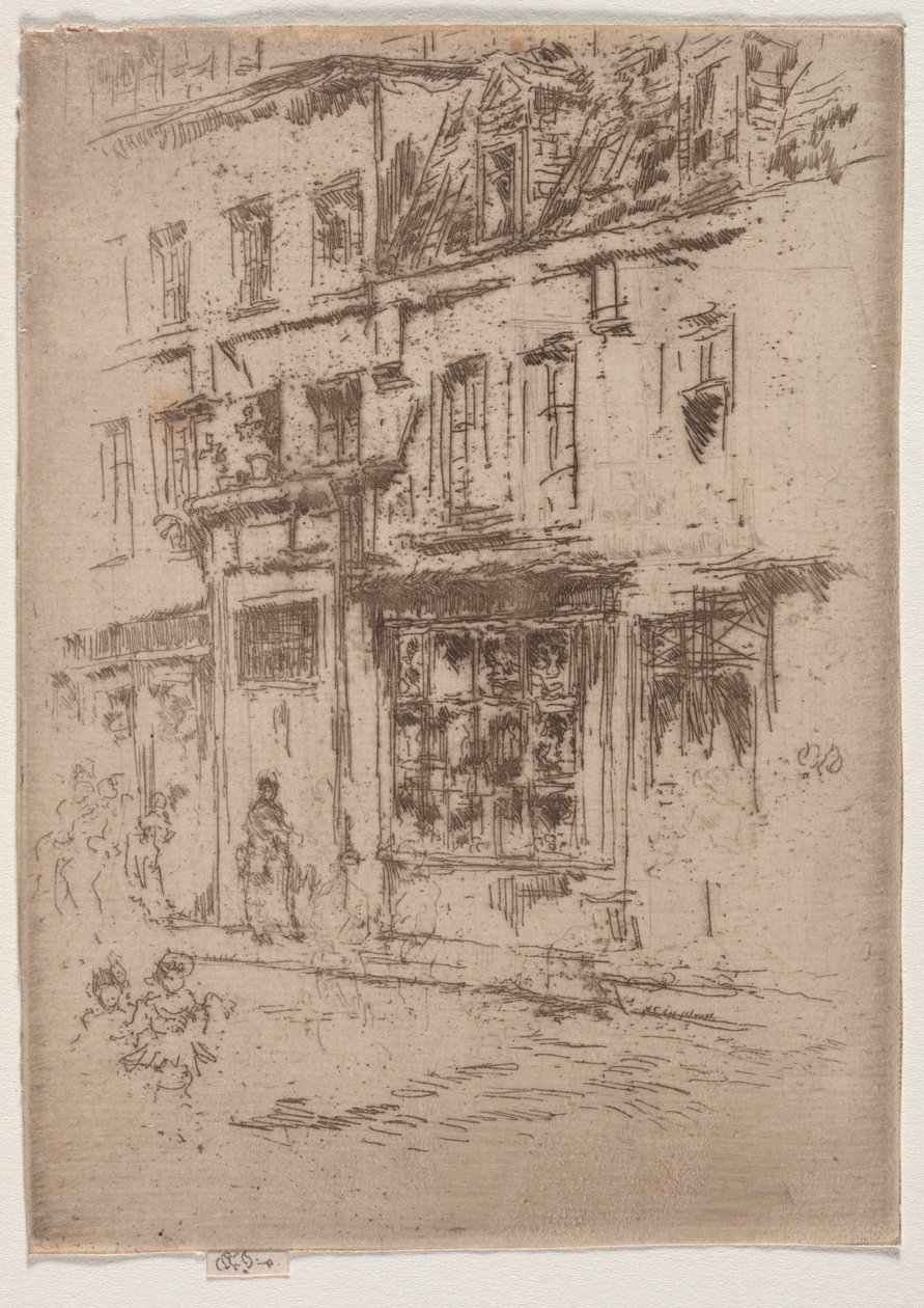 Petite Rue au Beurre, Brussels by James McNeill Whistler