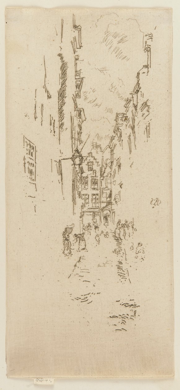 Petite Rue des Bouchers by James Abbott McNeill Whistler