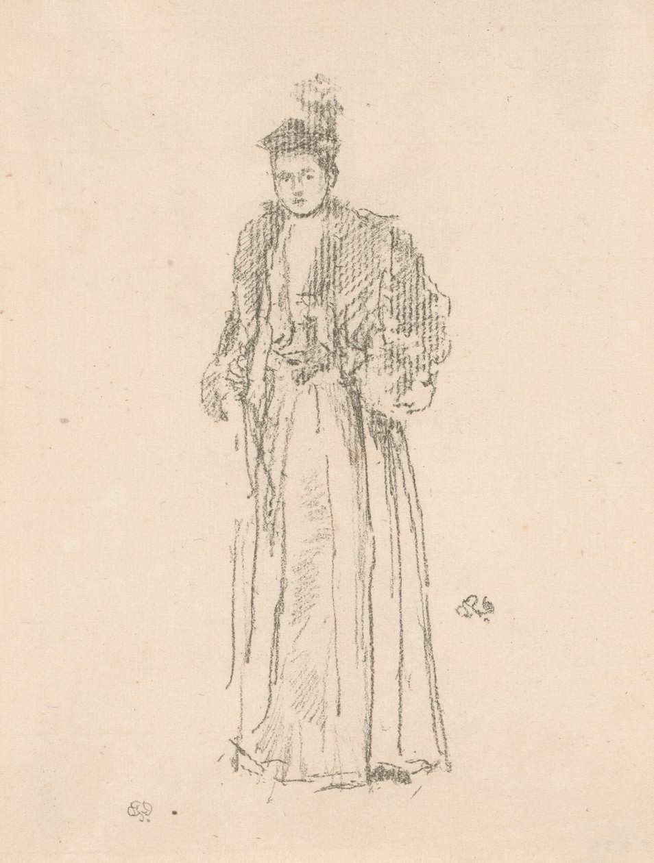 Portrait Study: Miss Charlotte R. Williams by James Abbott McNeill Whistler