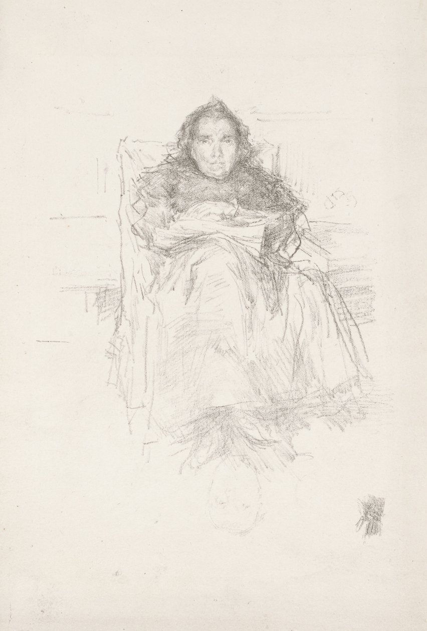 Portrait Study: Mrs. Philip, No. 3 by James Abbott McNeill Whistler