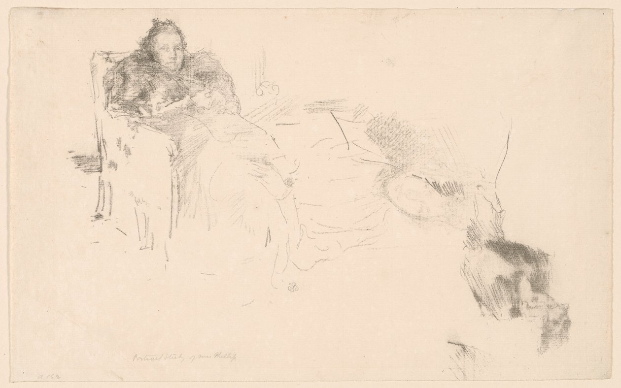 Portrait Study: Mrs. Philip, No. 4 by James Abbott McNeill Whistler