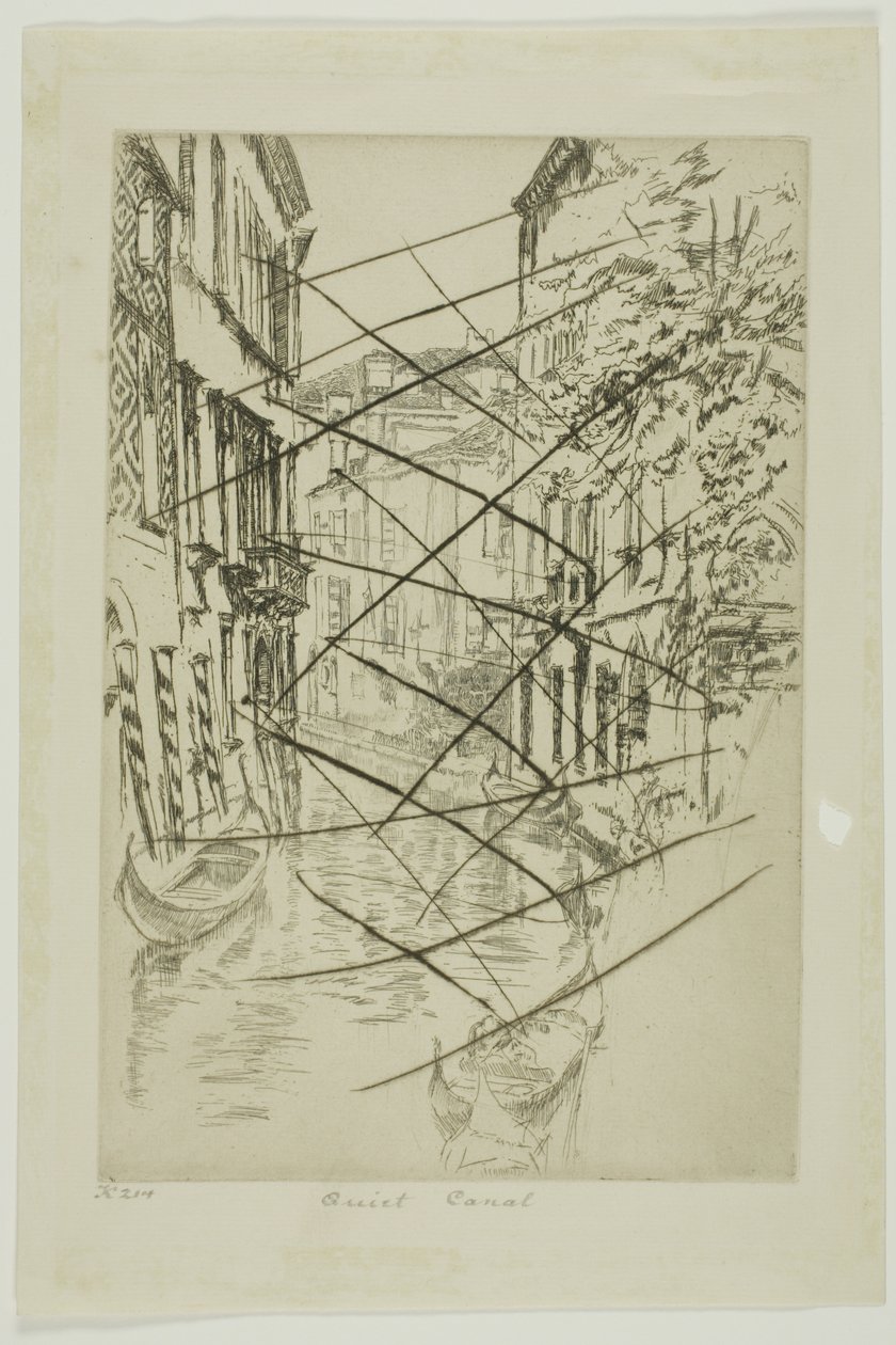 Quiet Canal by James McNeill Whistler