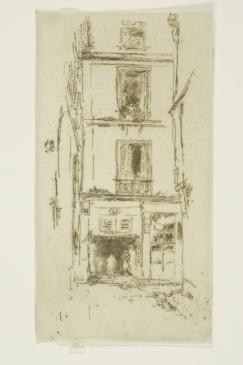 Rue des Bons Enfants, Tours by James Abbott McNeill Whistler