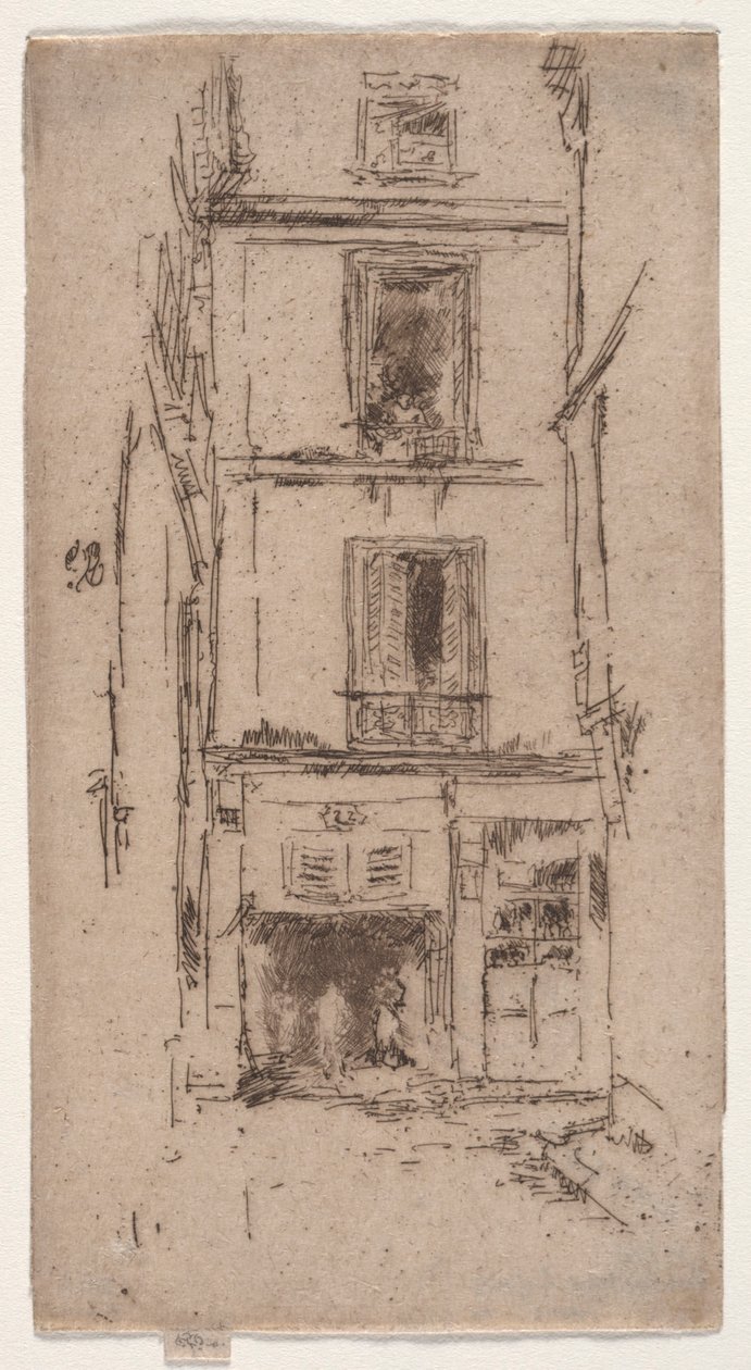 Rue des Bons Enfants, Tours by James McNeill Whistler