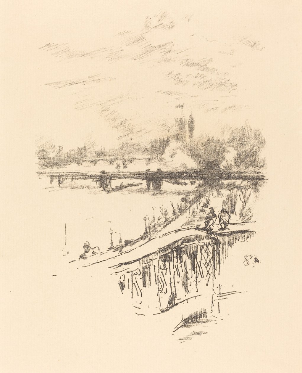 Savoy Pigeons by James Abbott McNeill Whistler