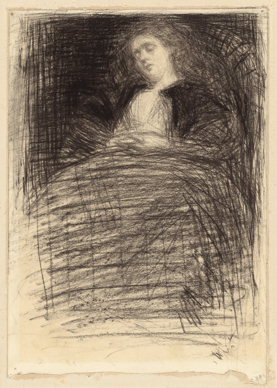 Sleeping Woman by James Abbott McNeill Whistler