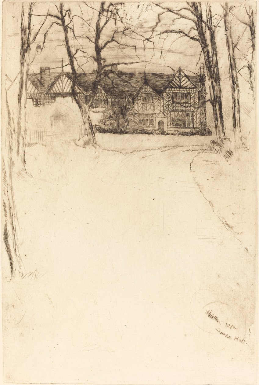 Speke Hall, No.1 by James Abbott McNeill Whistler