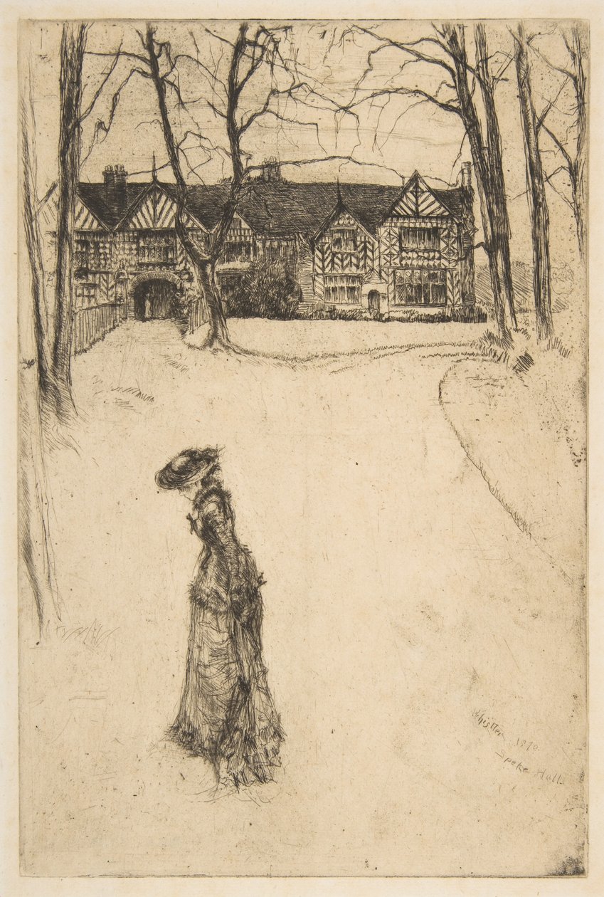 Speke Hall, No. 1 by James McNeill Whistler