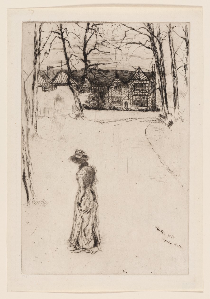 Speke Hall: The Avenue by James Abbott McNeill Whistler