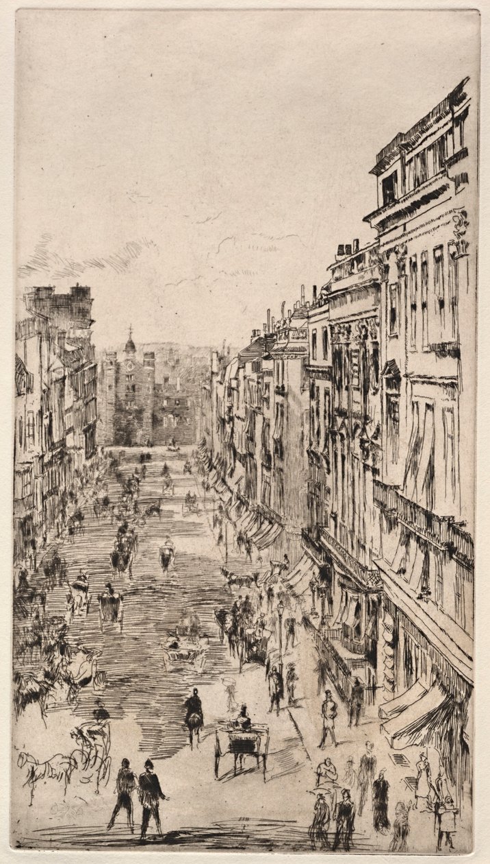 St. James Street by James McNeill Whistler