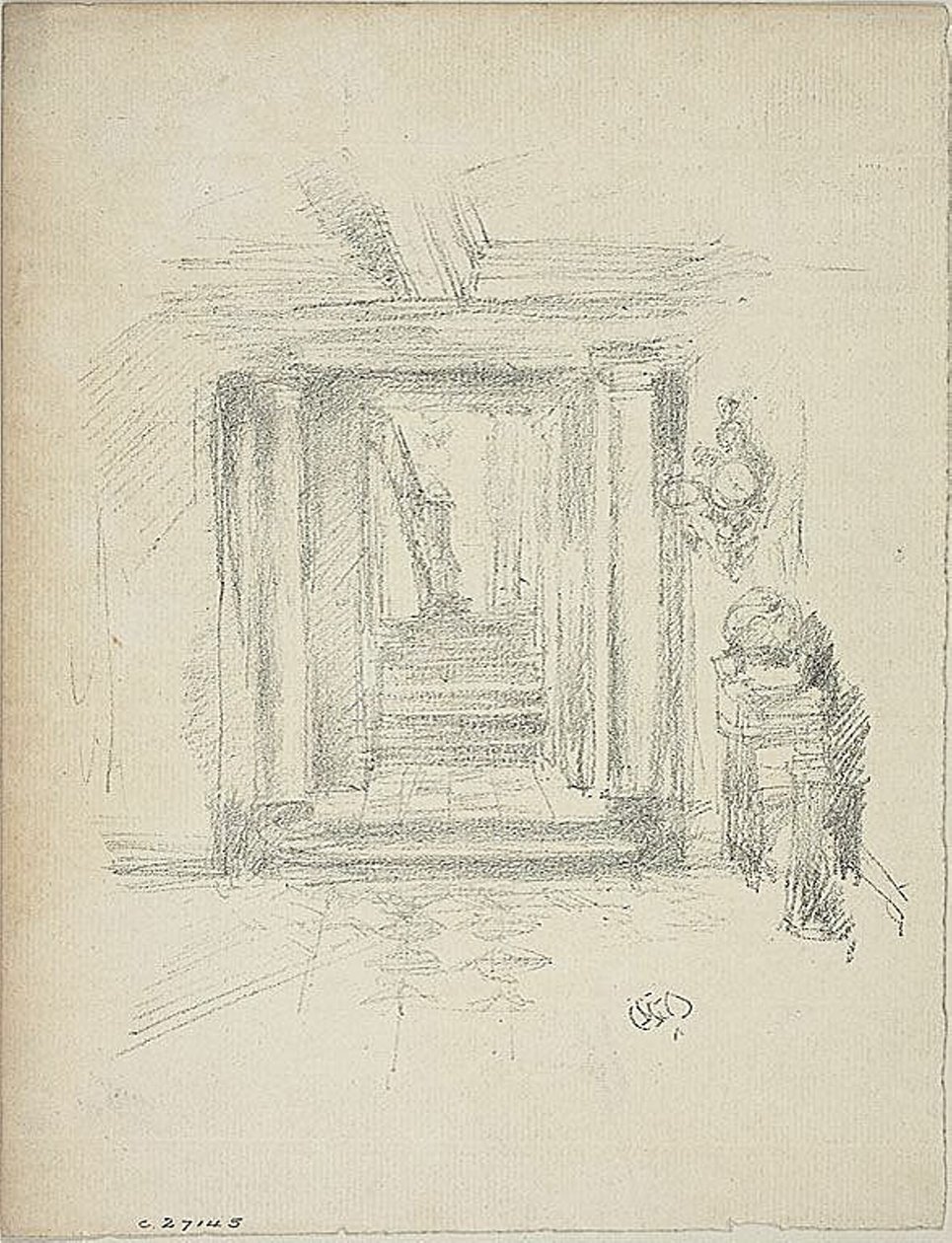 Staircase by James Abbott McNeill Whistler
