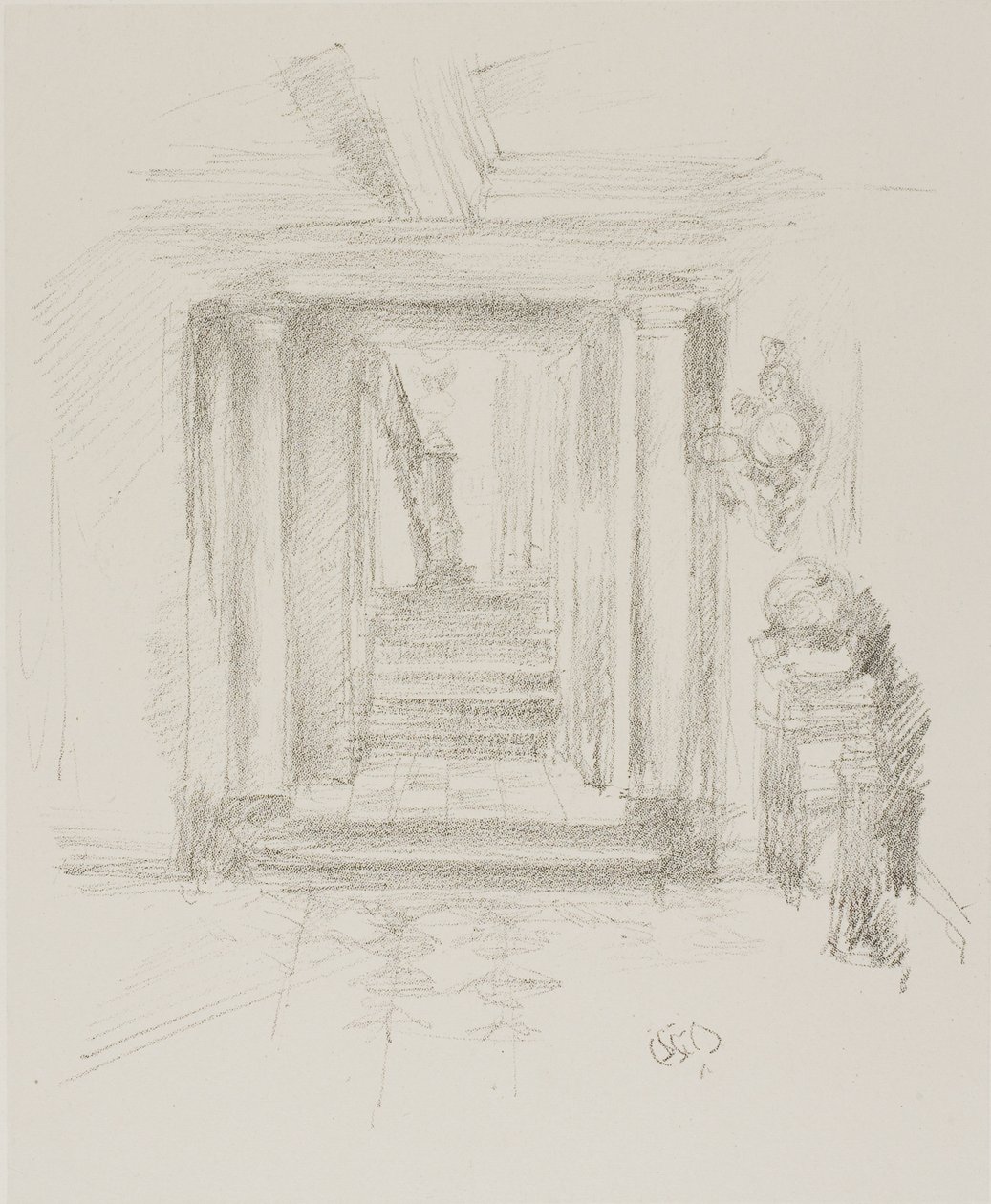 Staircase by James Abbott McNeill Whistler
