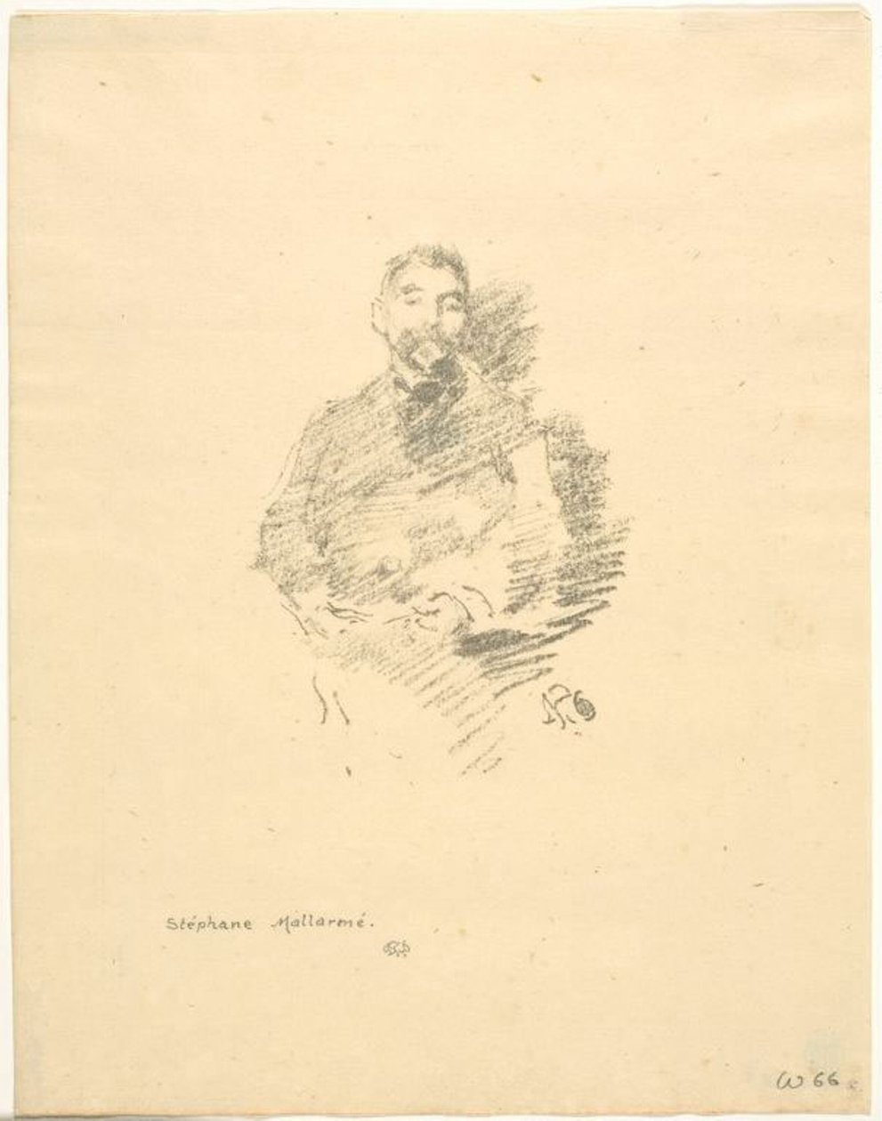 Stéphane Mallarmé by James Abbott McNeill Whistler