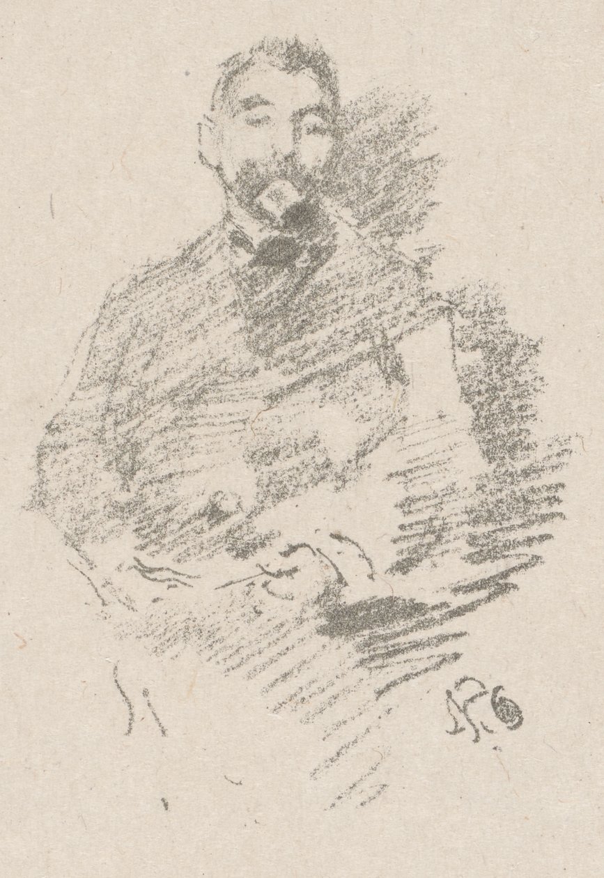 Stéphane Mallarmé by James Abbott McNeill Whistler