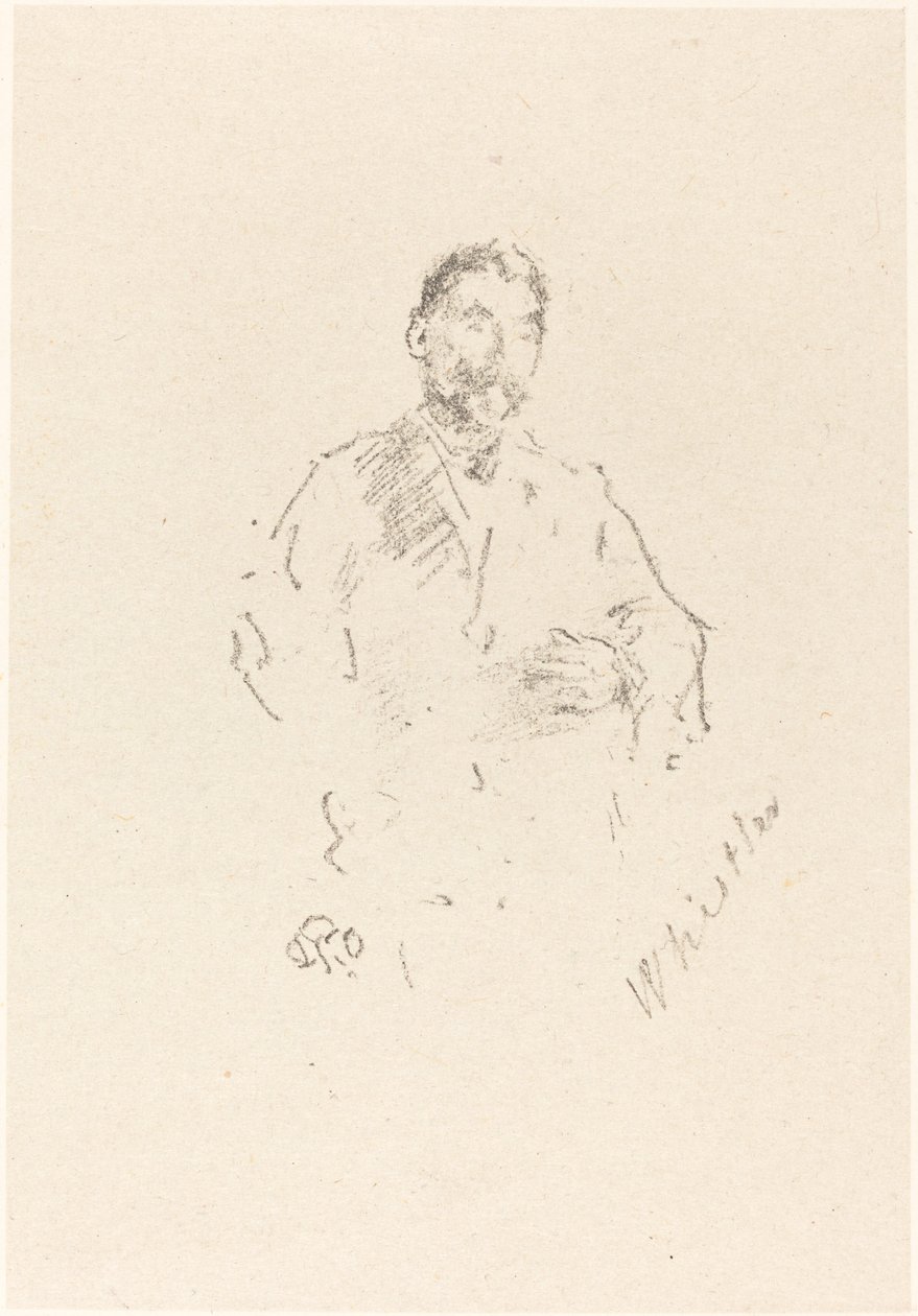 Stéphane Mallarmé, No. 2 by James Abbott McNeill Whistler