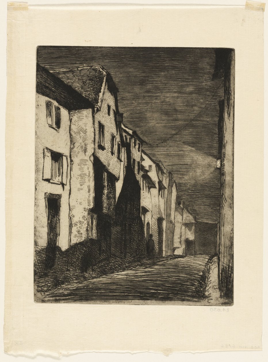 Street at Saverne by James Abbott McNeill Whistler