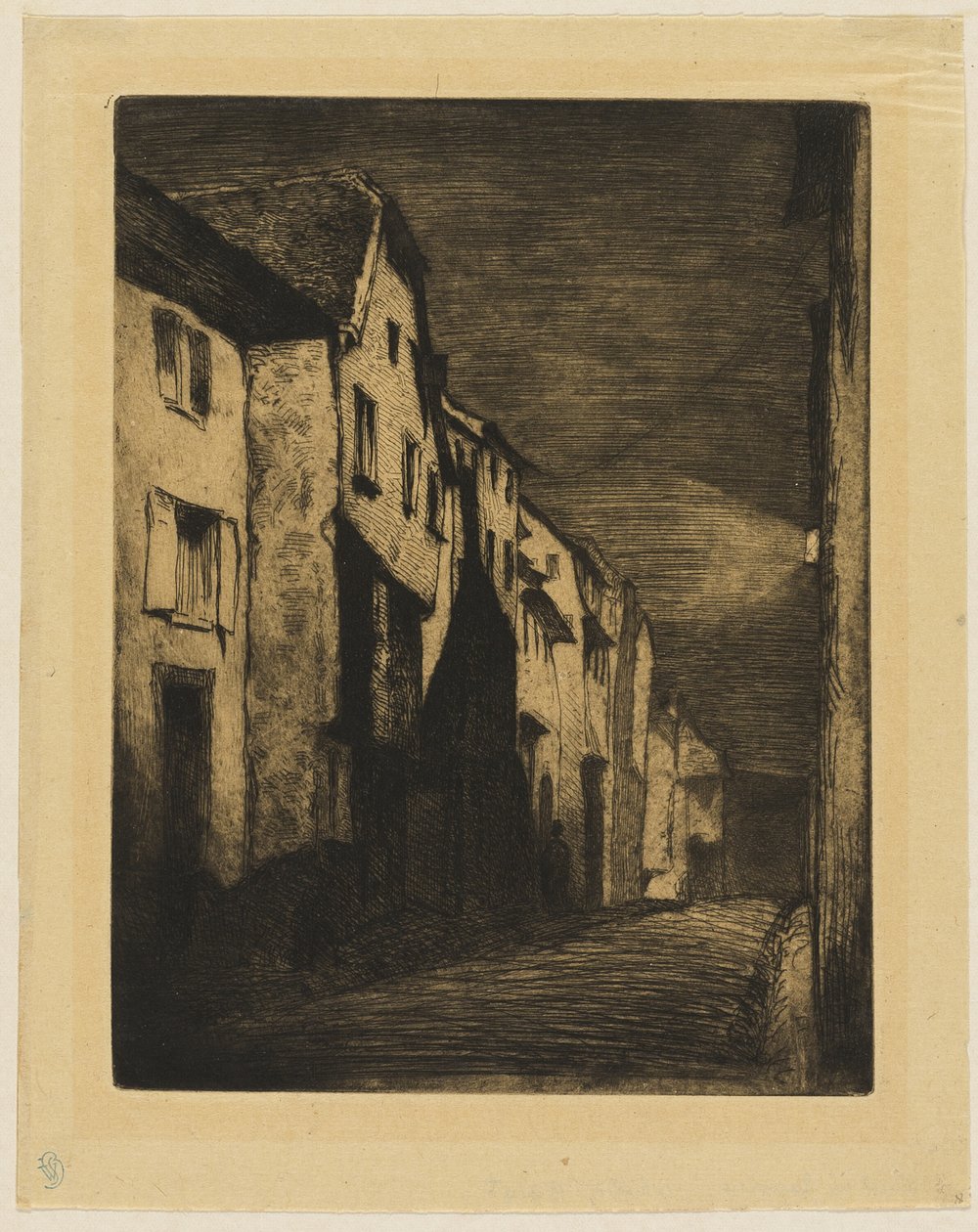 Street at Saverne by James Abbott McNeill Whistler