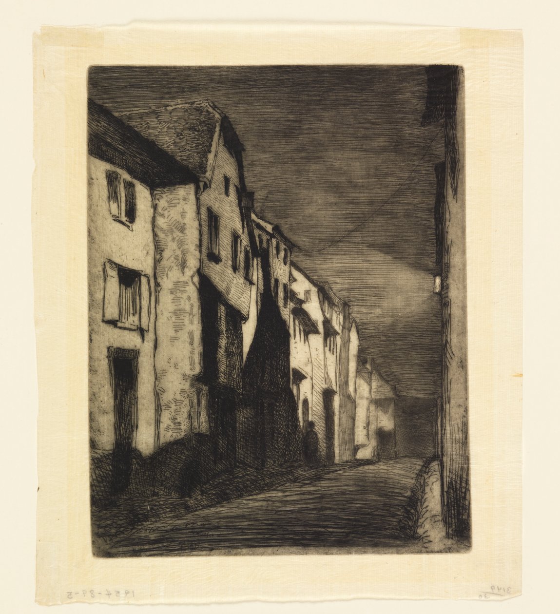 Street in Saverne by James Abbott McNeill Whistler
