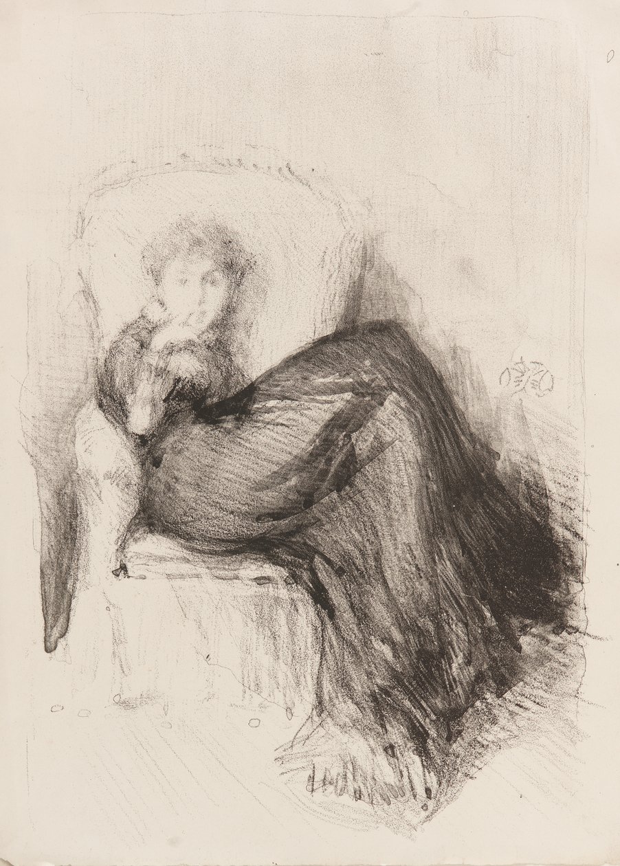 Study—Maude Seated by James Abbott McNeill Whistler