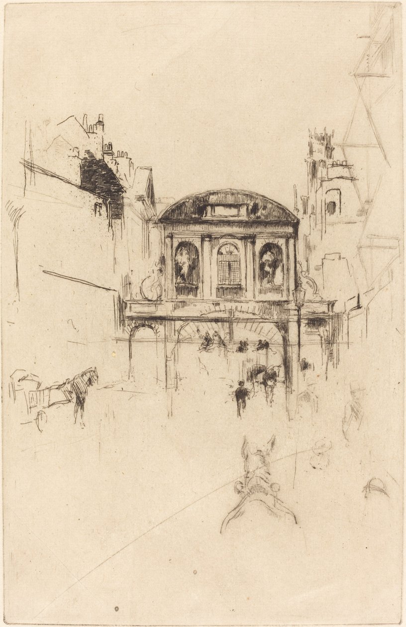 Temple Bar by James Abbott McNeill Whistler