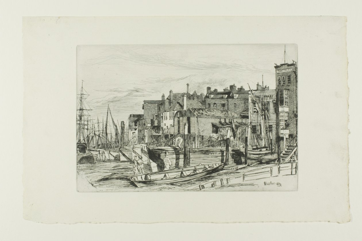 Thames Police by James Abbott McNeill Whistler