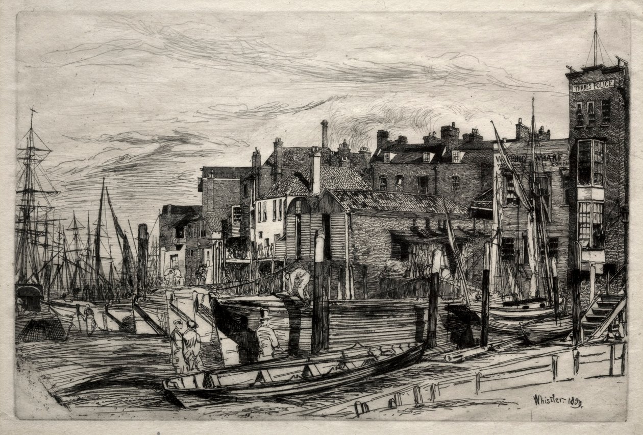 Thames Police by James McNeill Whistler