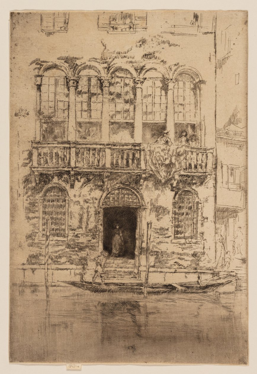 The Balcony by James Abbott McNeill Whistler