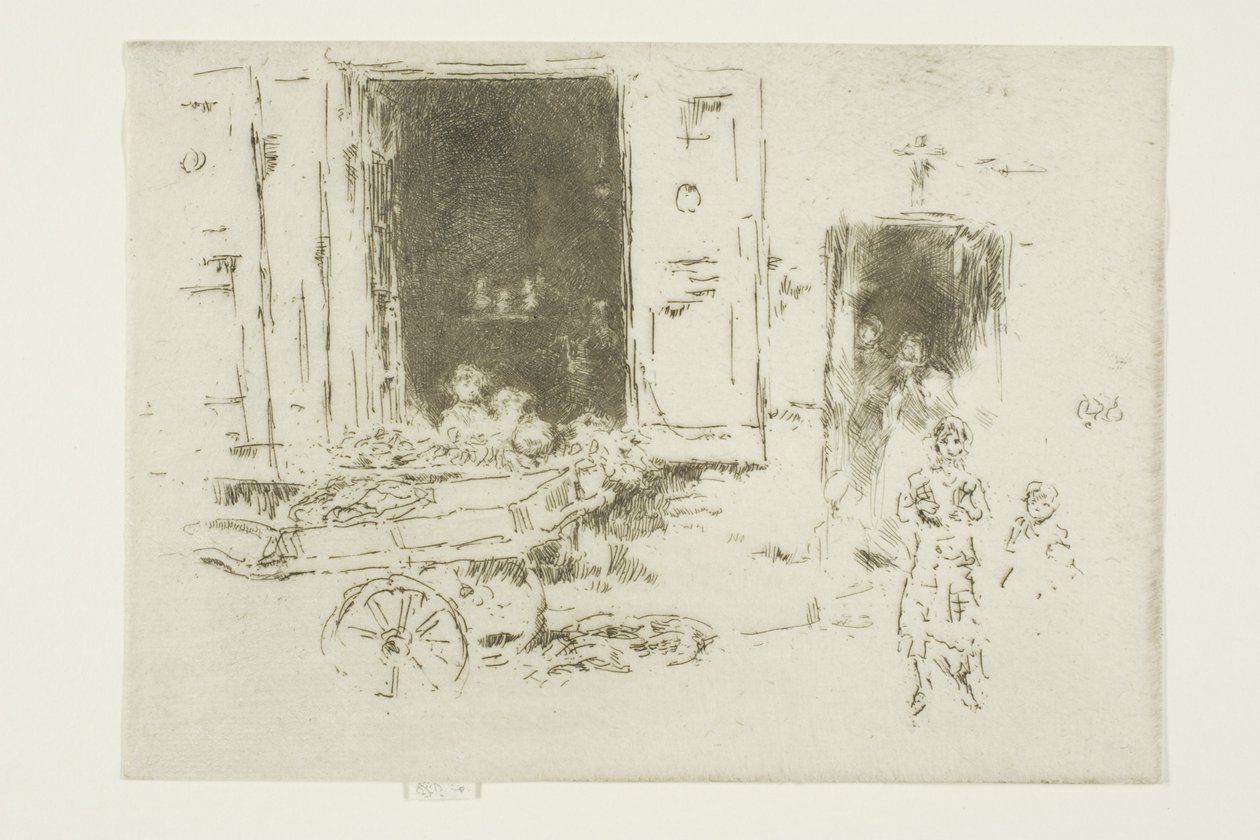 The Barrow - Quartier des Marolles, Brussels by James Abbott McNeill Whistler