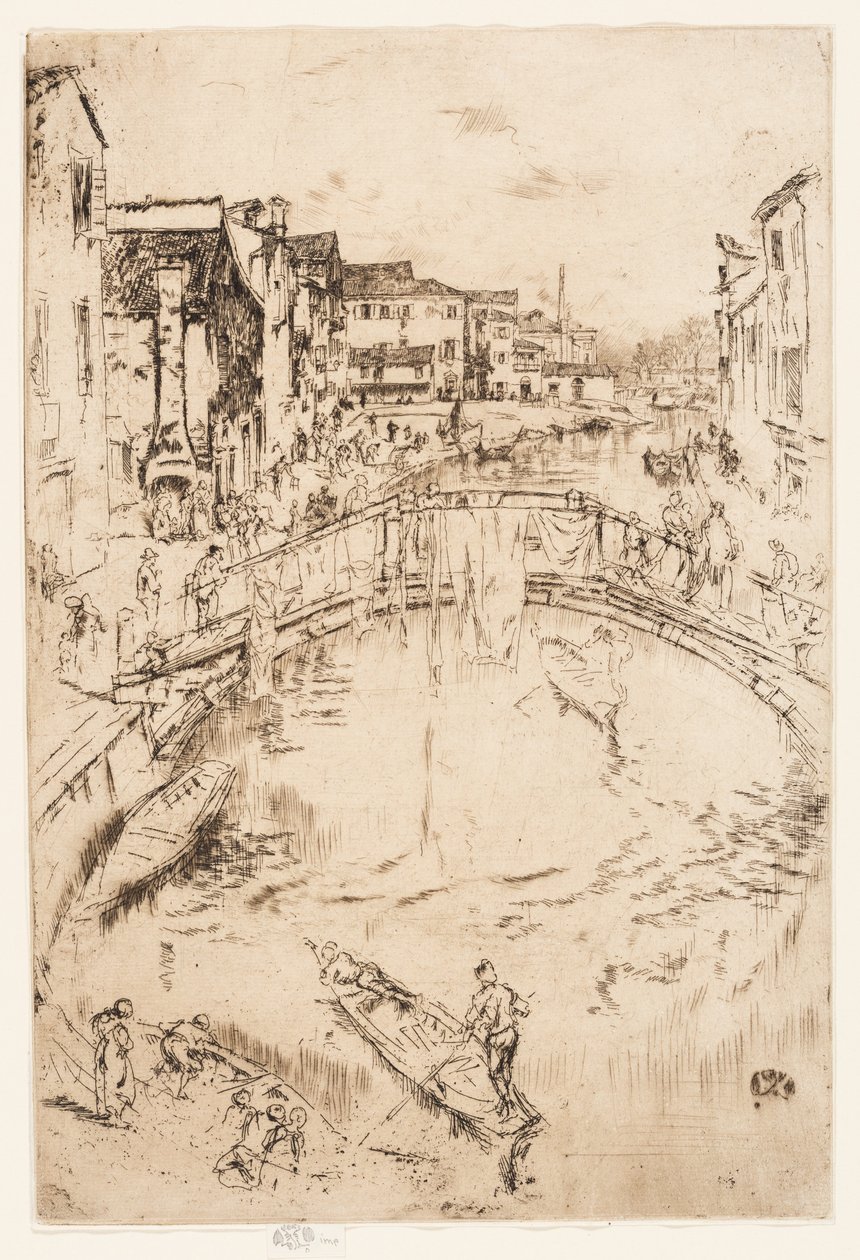The Bridge, Santa Marta by James Abbott McNeill Whistler