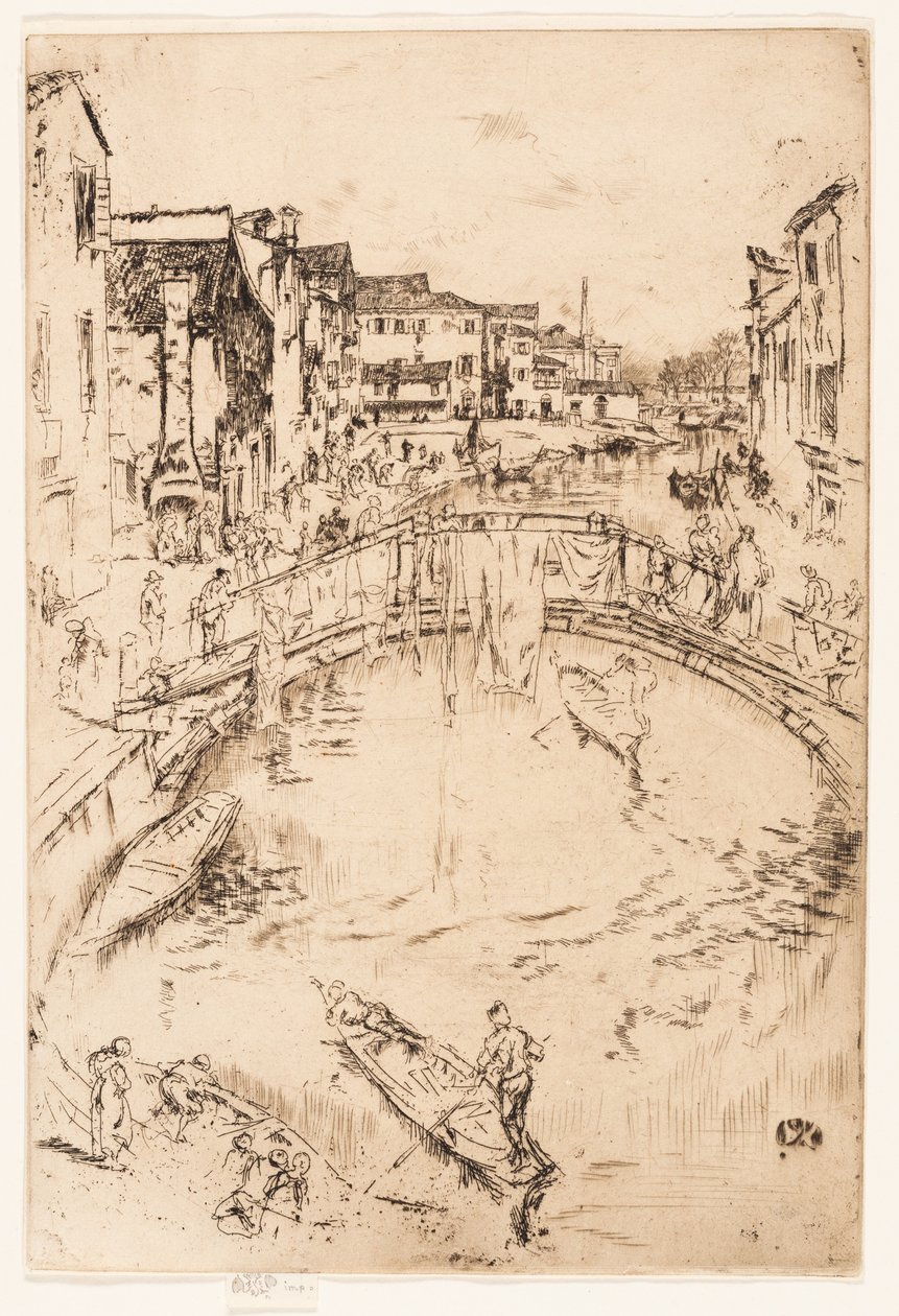The Bridge, Santa Marta by James Abbott McNeill Whistler