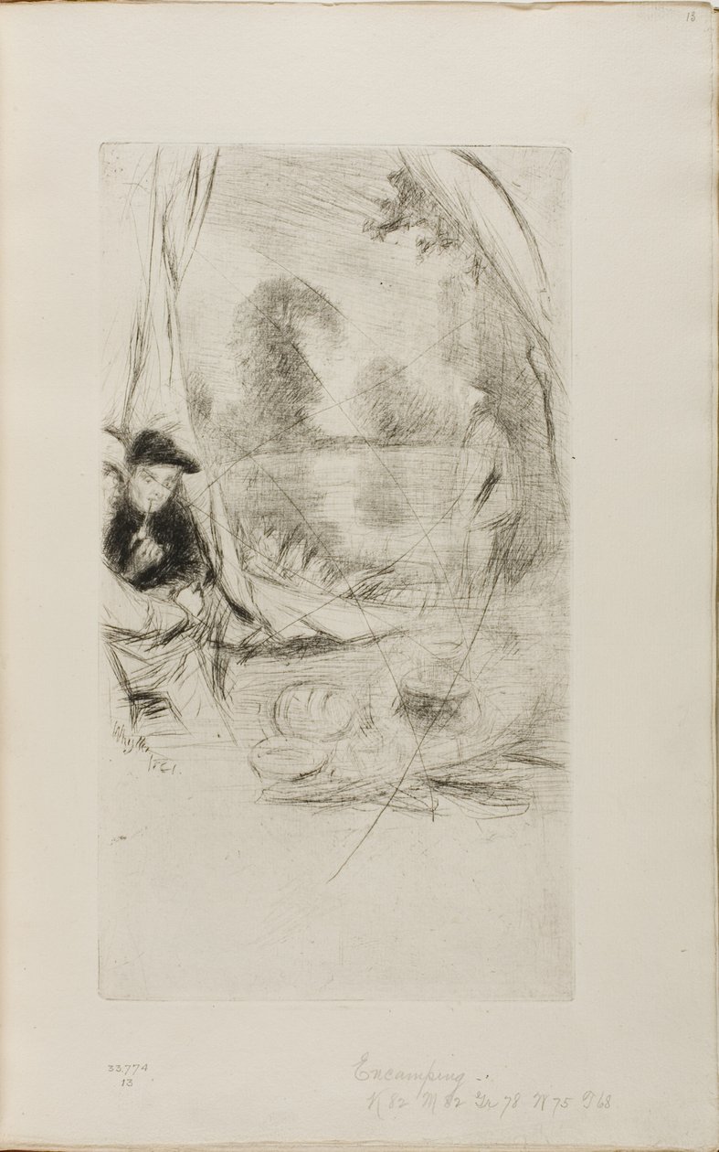 The Camp by James Abbott McNeill Whistler