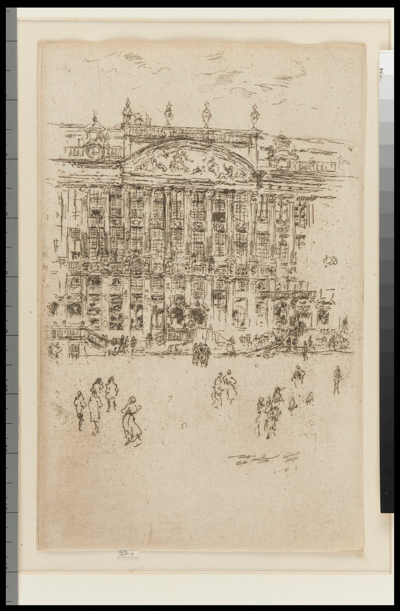 The Church- Brussels (Adoration) by James Abbott McNeill Whistler