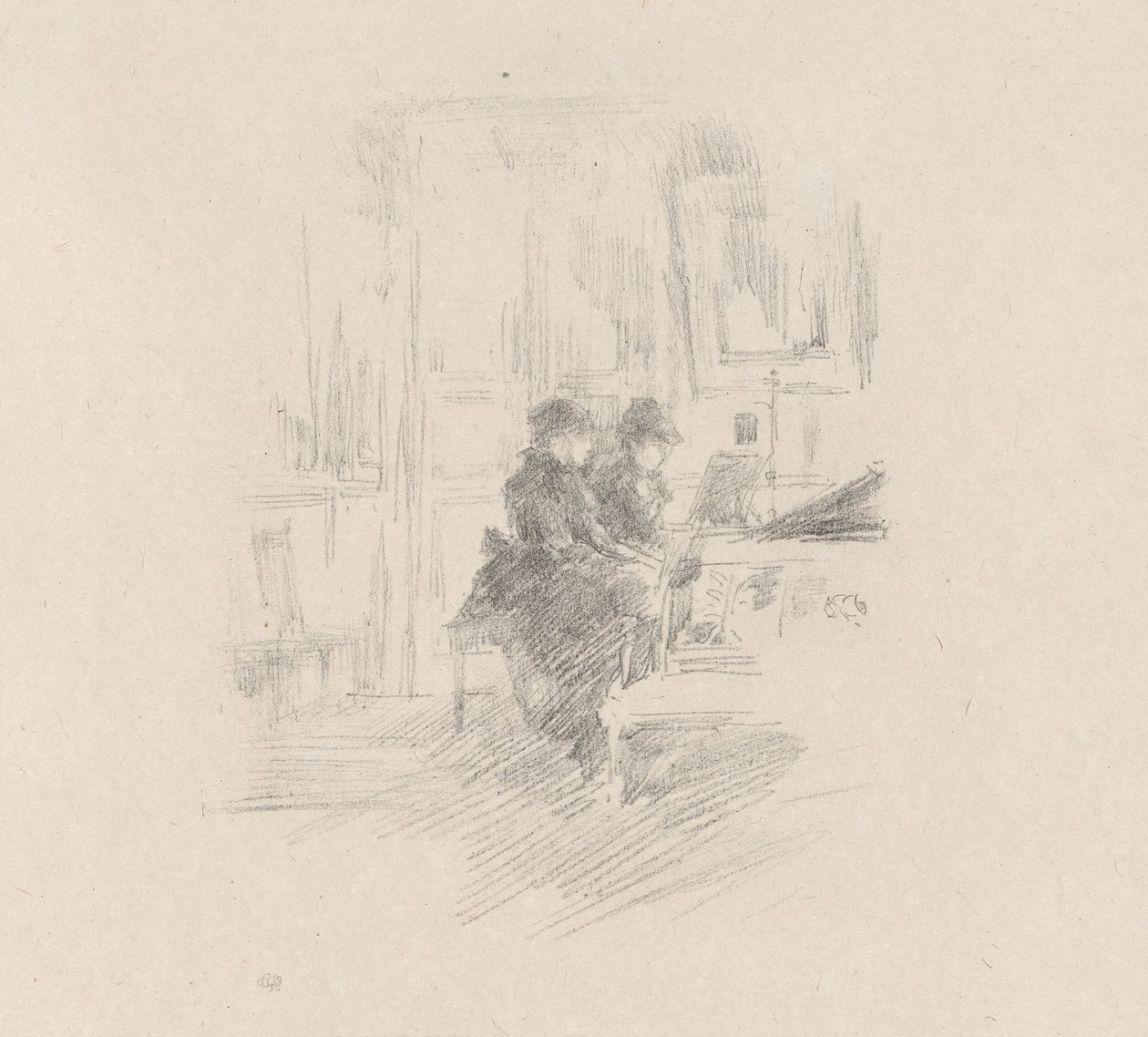 The Duet, No. 2 by James Abbott McNeill Whistler