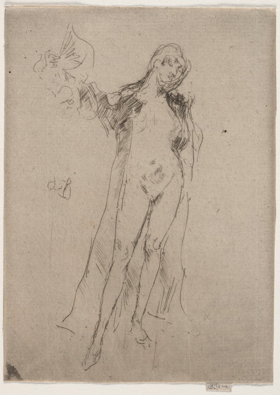The Fan (Model No. 3) by James McNeill Whistler
