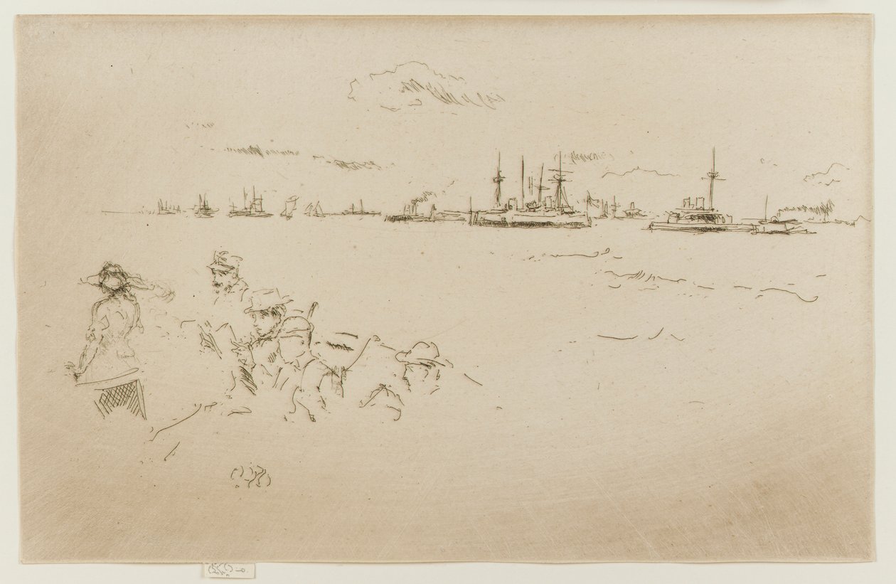 The Fleet: Monitors by James Abbott McNeill Whistler