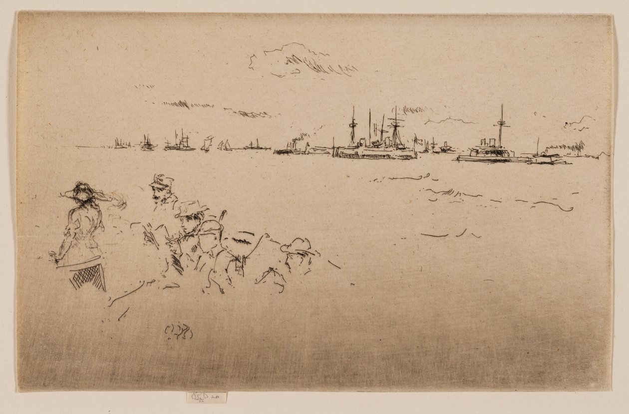 The Fleet: Monitors by James Abbott McNeill Whistler