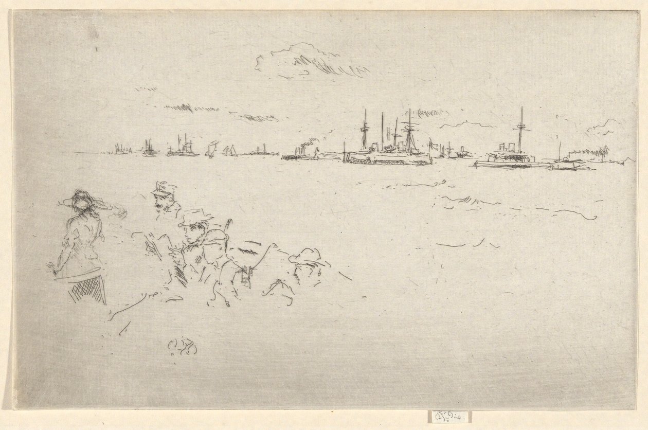 The Fleet: Monitors, from the Jubilee Set by James Abbott McNeill Whistler